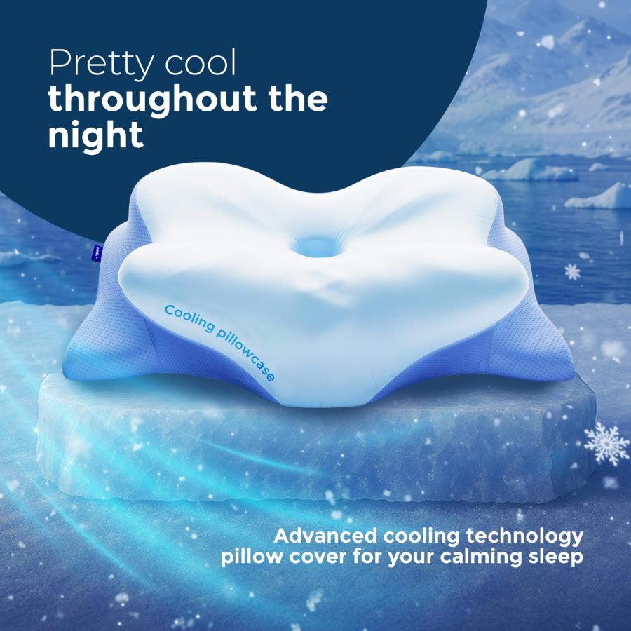 Derila Ergo デリラエルゴ 枕カバーのみ 冷却ピローケース 低反発枕