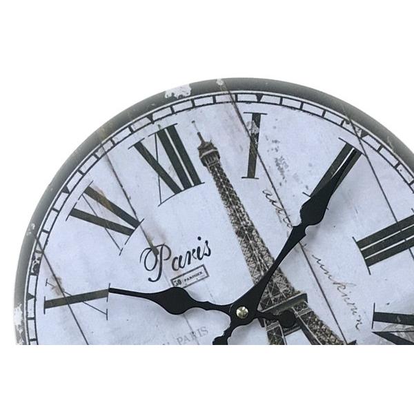 掛け時計 28cm パリ モチーフクロック Paris （ アナログ 時計 壁掛け