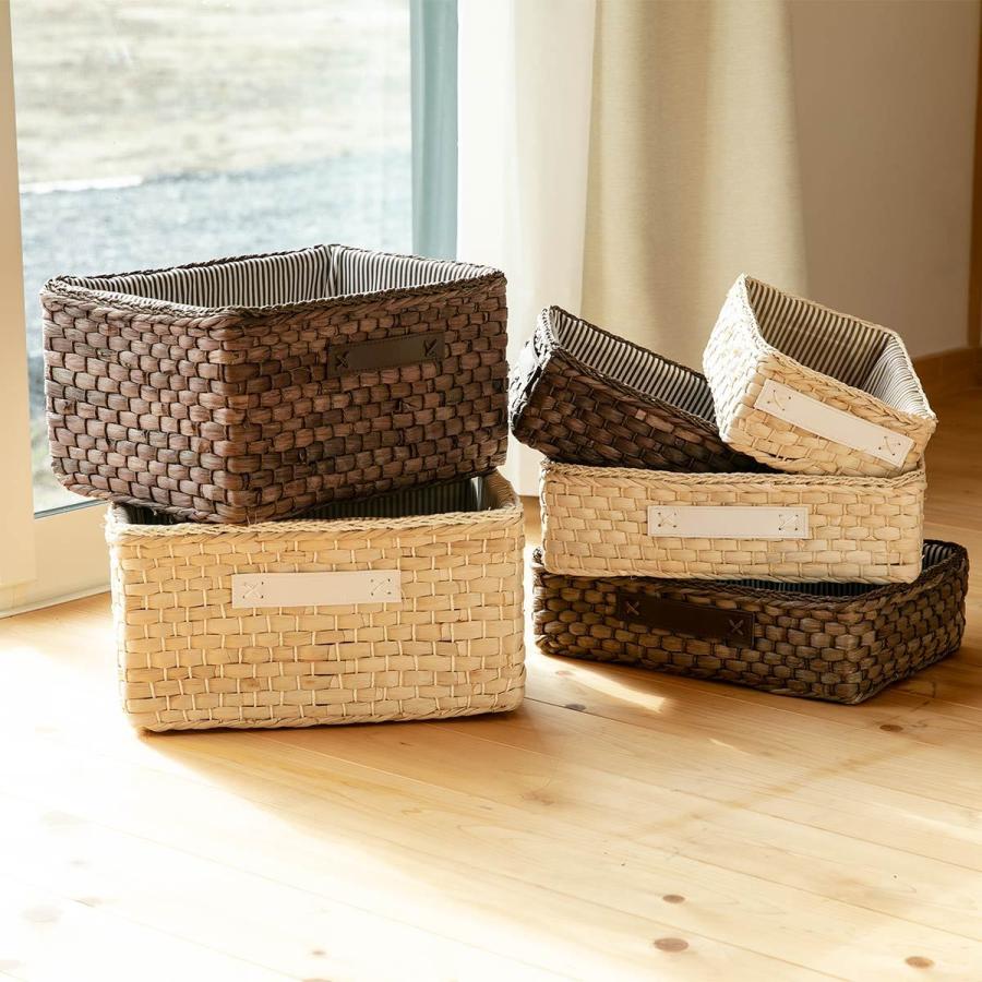 ちどり産業 バスケット 布付きメイズバスケット フル 約幅36×奥行き26