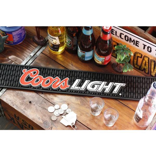バーマット「Coors Light クアーズライト」 ビール カクテル BAR GOODS