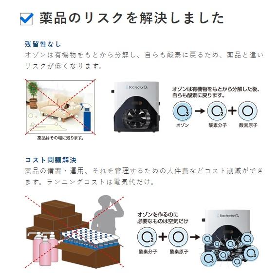 小型オゾン除菌・脱臭器 バクテクターO3 TM-11MFE 北海道・沖縄及び