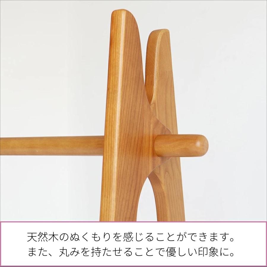 ICHIBA（市場） 折り畳み式 ハンガーラック コート 棚 おしゃれ ラック