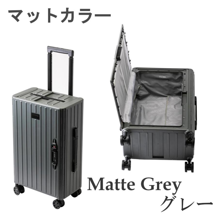 ＆.FLAT キャリーケース 折りたためる スーツケース アンドフラット