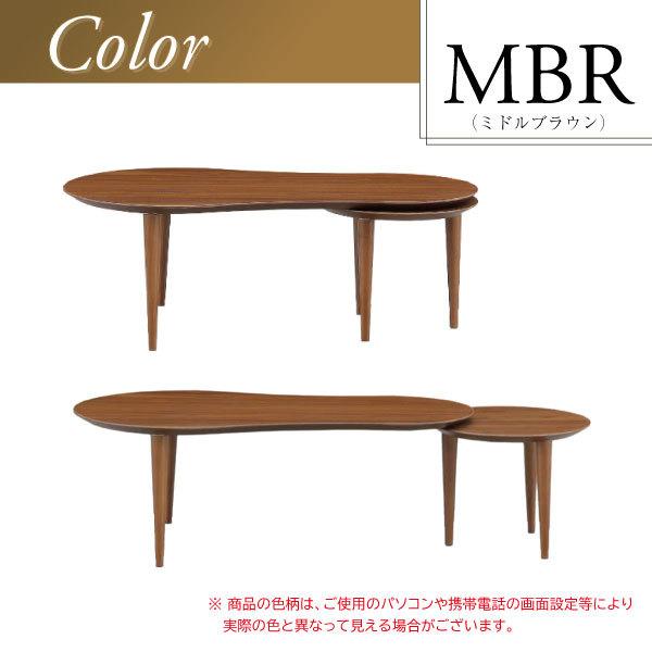 伸長式テーブル 110-142cm幅 リビングテーブル ローテーブル センター