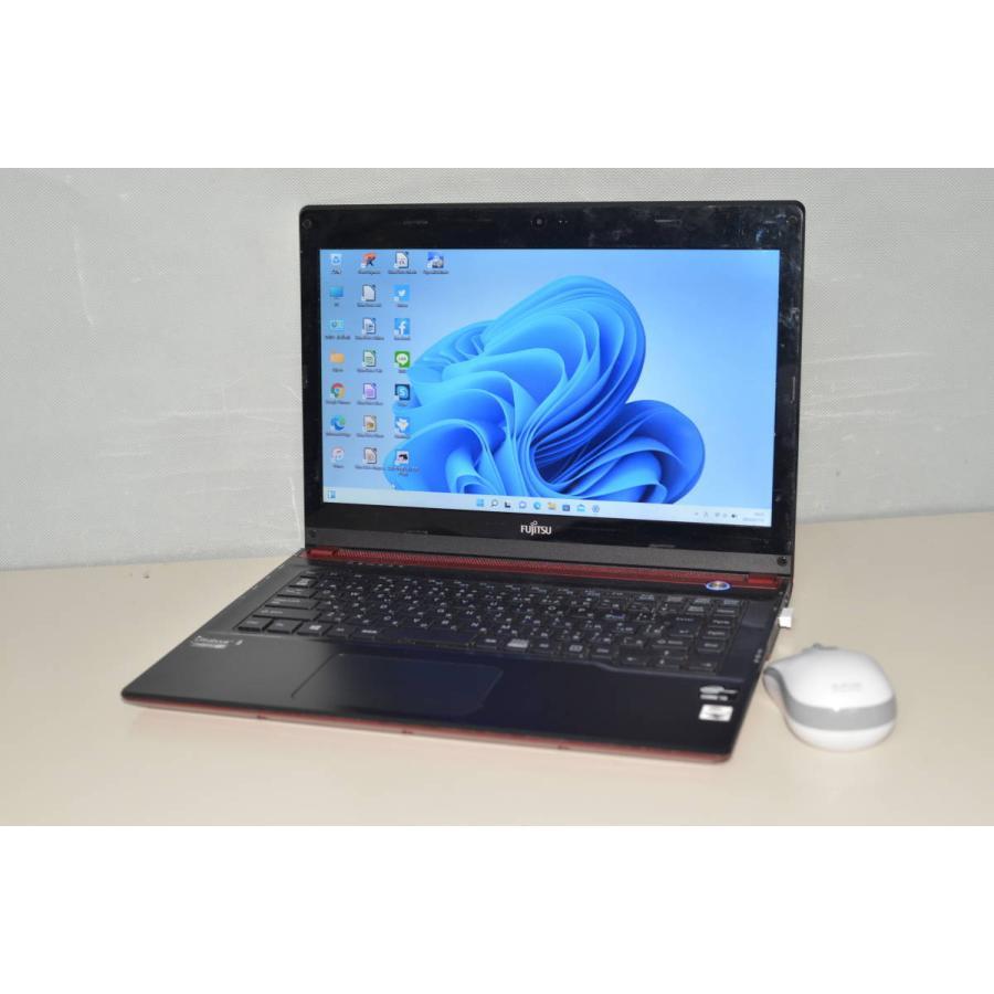 中古訳ありノートパソコン 富士通 UH55/K Windows11+office 爆速