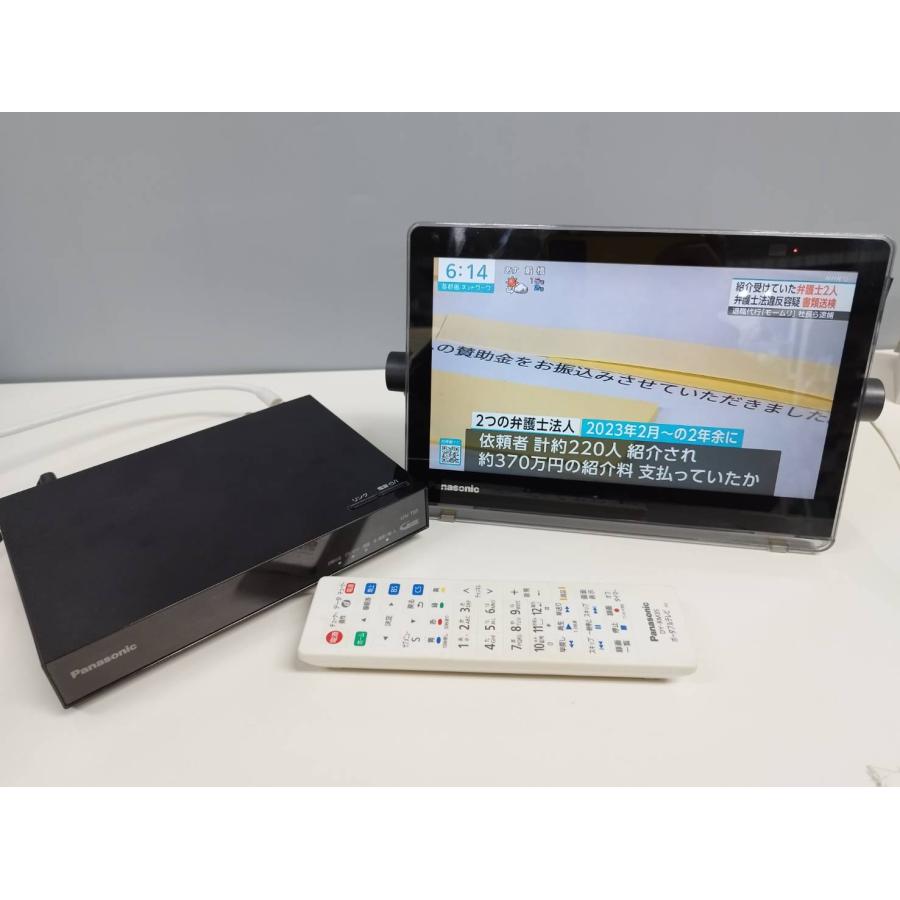 良品】Panasonic UN-10T8D/HDDレコーダー付ポータブル地上・BS・110度