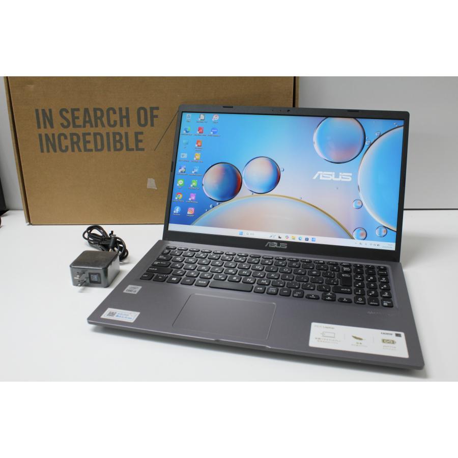 中古ノートPC】ASUS〈X515JA〉Intel Core i5/SSD256GB/メモリ8GB (6