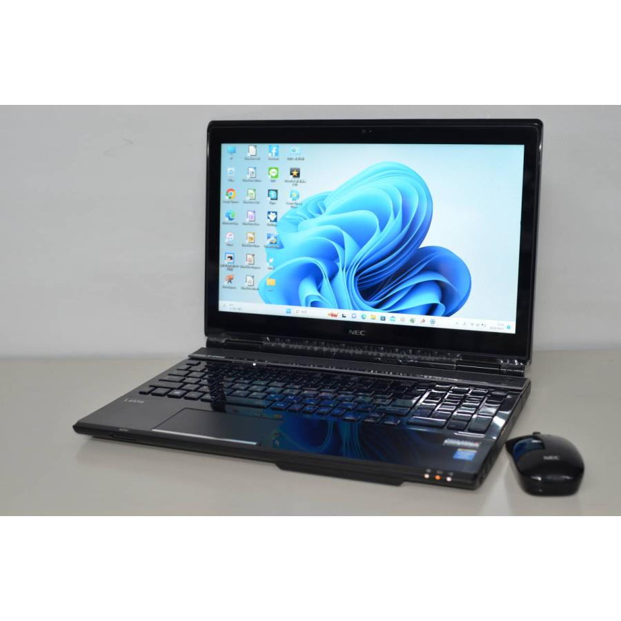 中古ノートパソコン NEC LL750/S Windows11+office 新品爆速SSD512GB