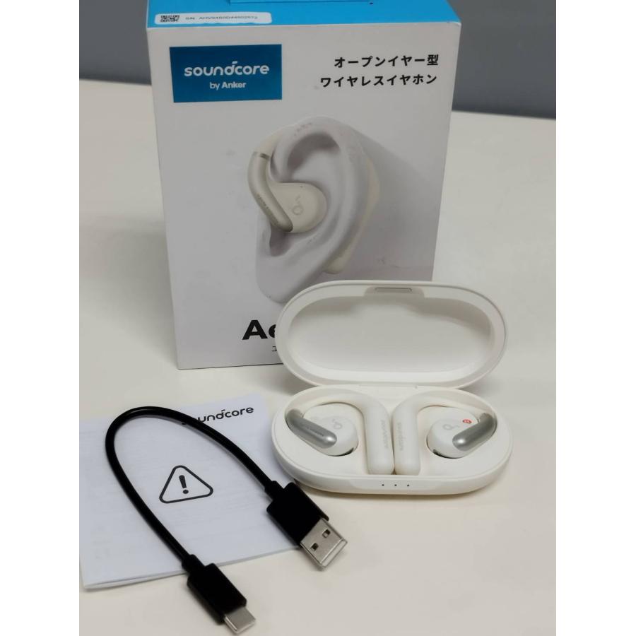 soundcore AeroFit オープンイヤー型ワイヤレスイヤホン : 中古