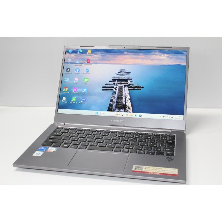 中古ノートPC】FRONTIER〈NSC 200〉Intel Core i5/SSD512GB/メモリ8GB