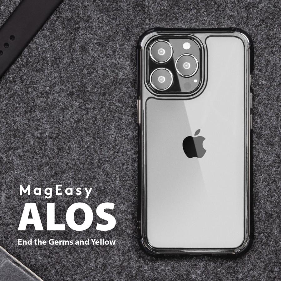 MAGEASY iPhone14 ケース カバー クリア 耐衝撃 米軍MIL規格 シンプル