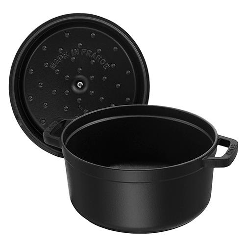 ピコ・ココット STAUB ストウブ ピコ ココット ラウンド 24cm ブラック