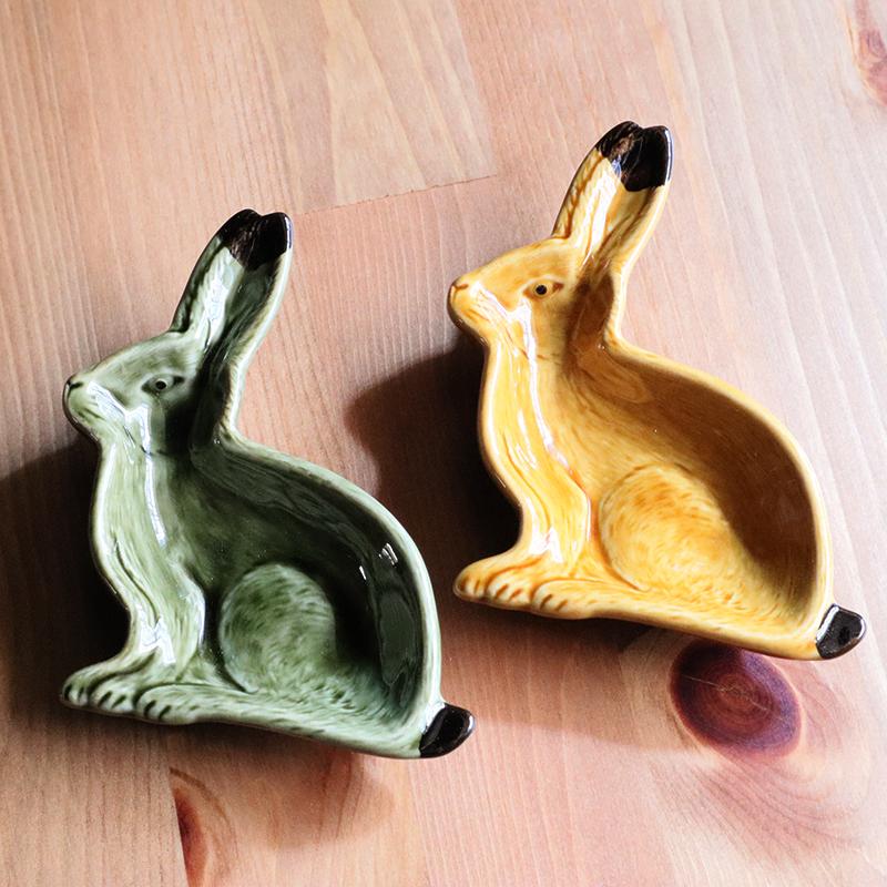 studio m'（スタジオエム） 豆皿 うさぎ lapin ラパン カフェ 小皿