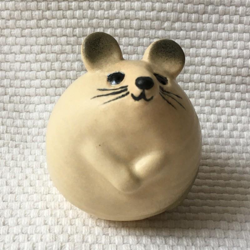 Lisa Larson（リサラーソン） 三匹のネズミ ねずみ 陶器置物 北欧雑貨