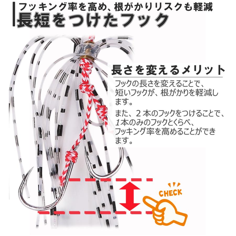 タイラバセット タイラバ セット 鯛ラバ 40g 60g 80g 誘導式 シリコン