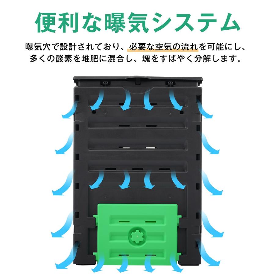 全ストア5%OFFクーポン利用可能】コンポスト屋外 大型 家庭用 大容量