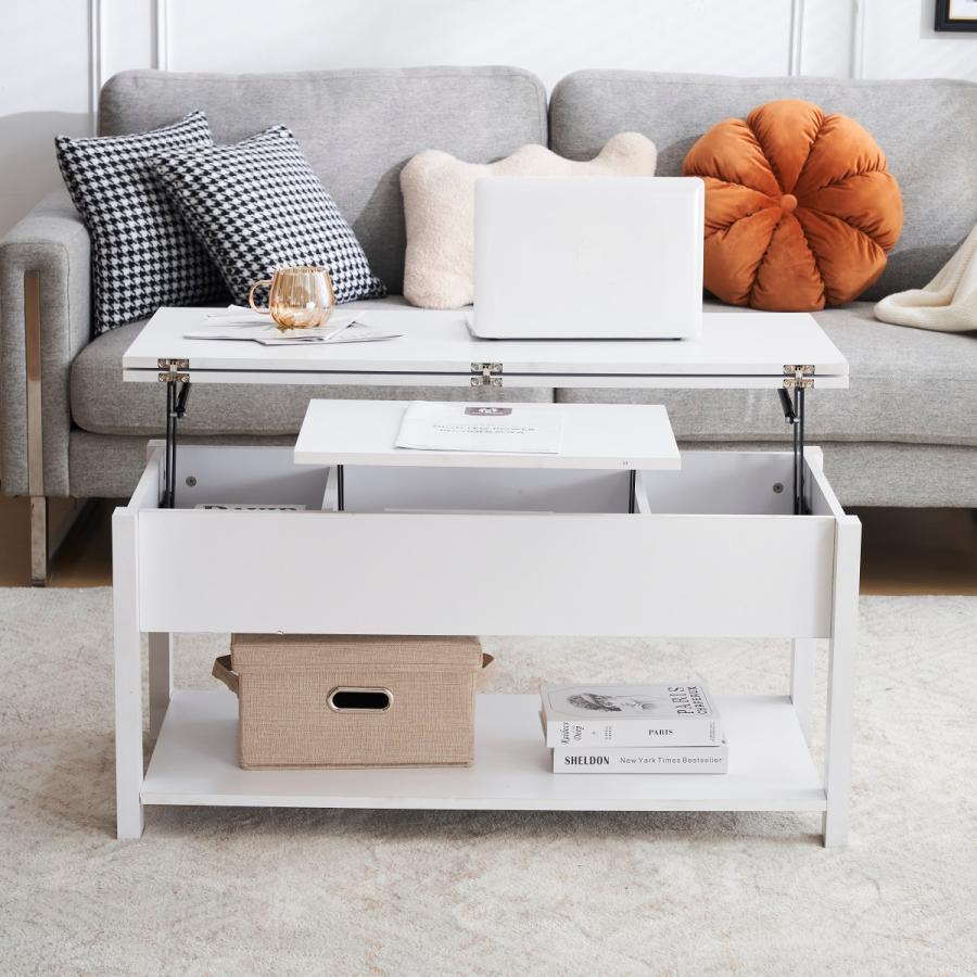 リフトアップテーブル 昇降式テーブル 幅100cm 3way 昇降機能 センター