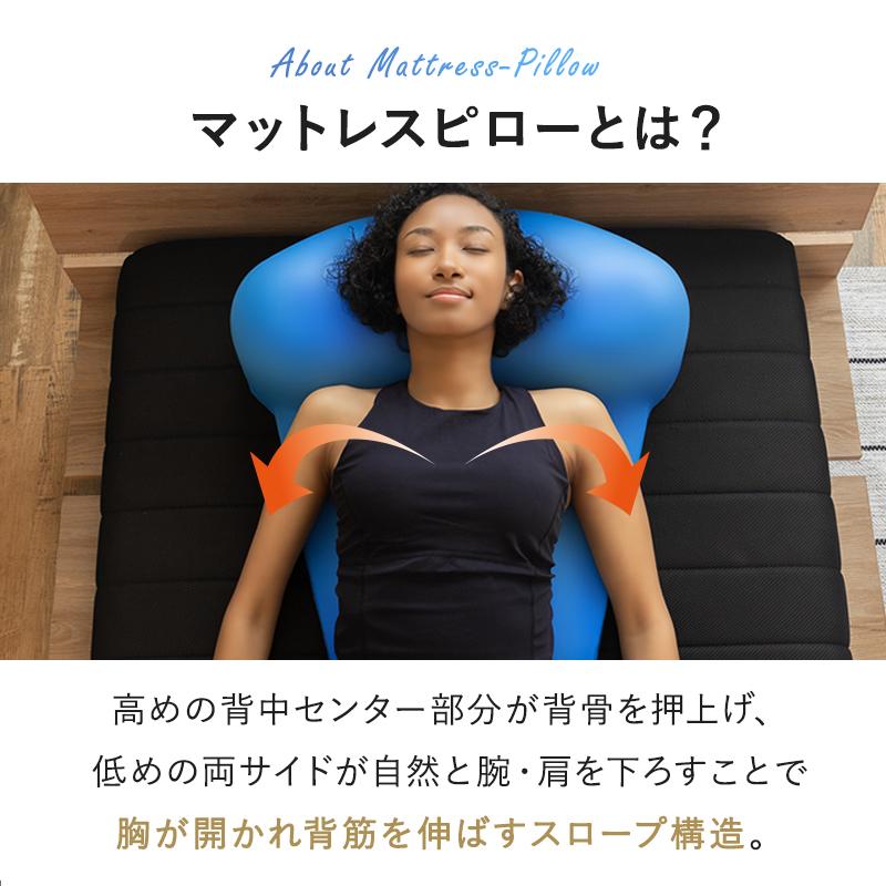 BlueBlood（ブルーブラッド） 枕 まくら 姿勢改善 美姿勢 猫背 いびき