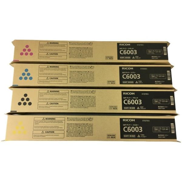 リコー RICOH MP Pトナー C6003 【純正】 トナー 4色セット : コピー機