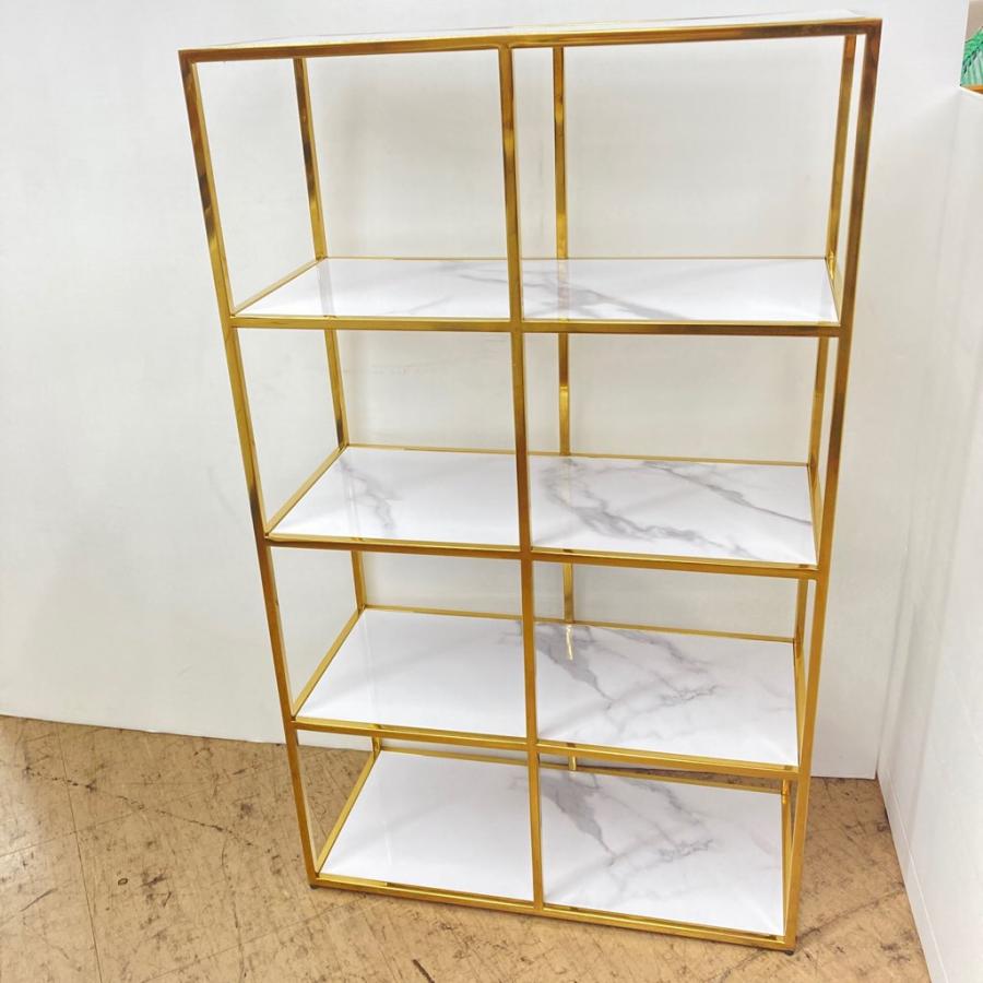 Francfranc（フランフラン） 中古 大理石調がおしゃれ レーヌ シェルフ