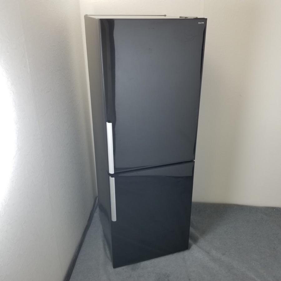 AQUA（アクア） 中古 270L 2ドア冷蔵庫 サンヨー SR-D27R-K 2009年製