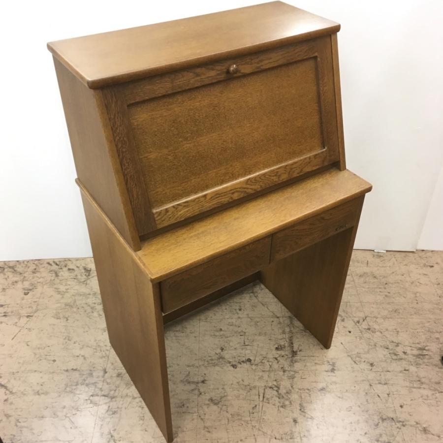 浜本工芸 中古 ライティングデスク ライティングビューロー 65×45