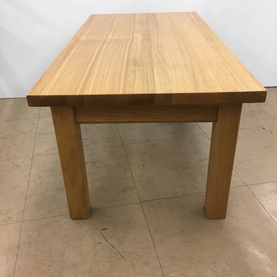 無印良品（MUJI） 中古 人気 タモ材ローテーブル 引き出し付き M-LT450