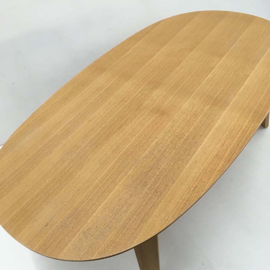 無印良品（MUJI） 中古 人気 プライウッド アッシュ オーバルロー