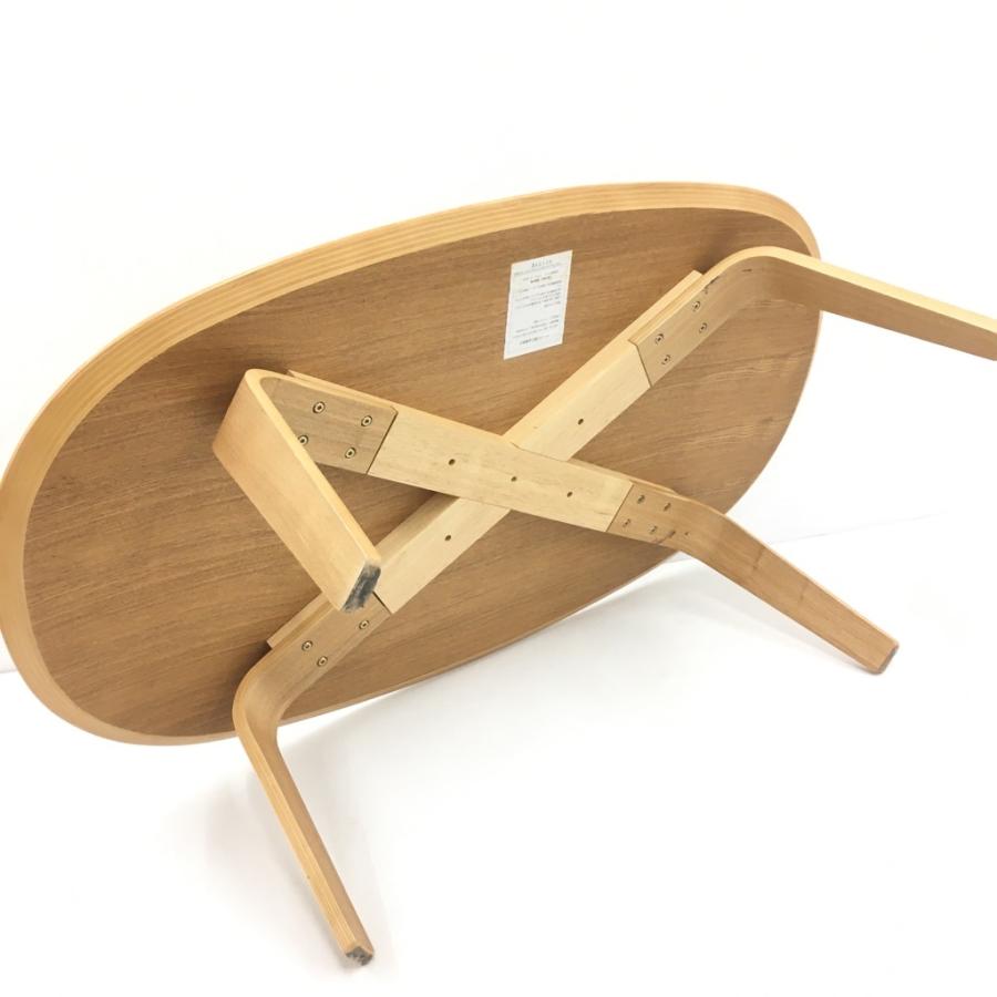 無印良品（MUJI） 中古 人気 プライウッド アッシュ オーバルロー