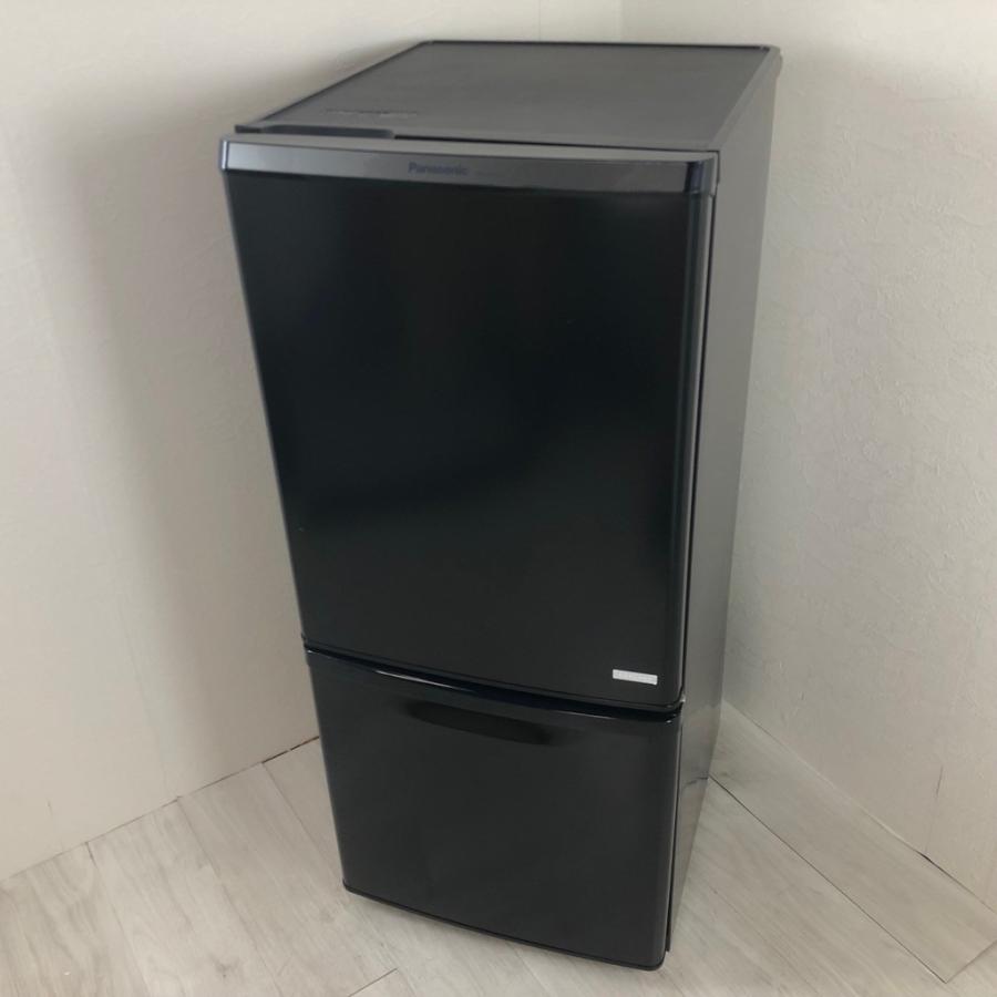 Panasonic（パナソニック） 中古 138L 2ドア冷蔵庫 NR-BW147C-K 2014年