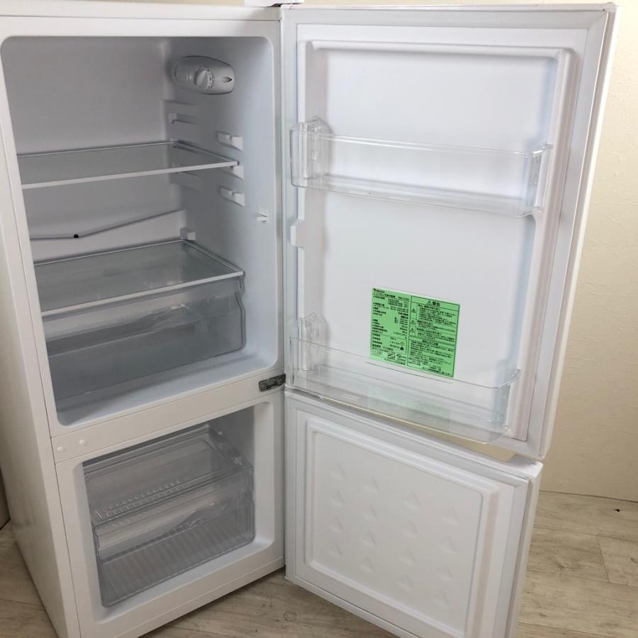 中古 117L 2ドア冷蔵庫 ヤマダ電機モデル YRZ-C12G2 2019年製 直冷式