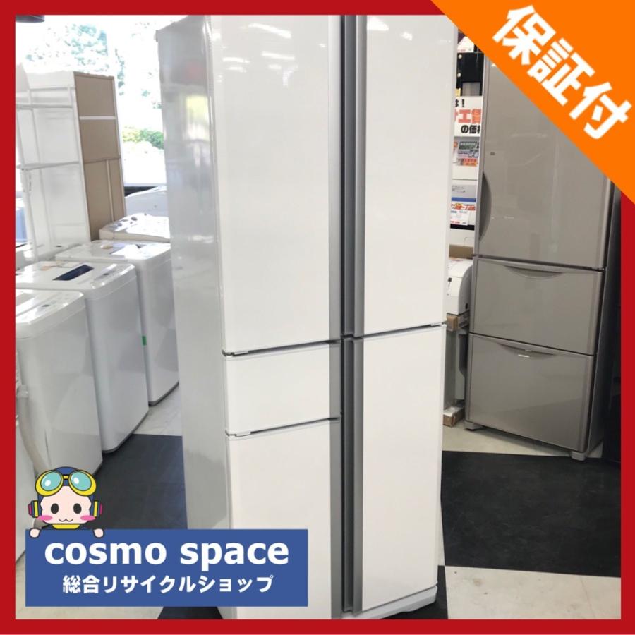 三菱（MITSUBISHI） 大容量405L 5ドア冷蔵庫 MR-A41T-W 2012年製