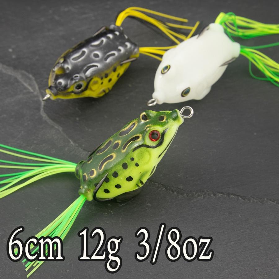 フロッグ ラバー テール ルアー バス 雷魚 : コスパ フィッシング