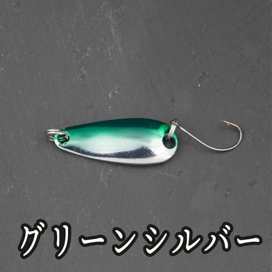 スプーン ルアー 3g 6個セット 2.8cm トラウト 管釣り アジング