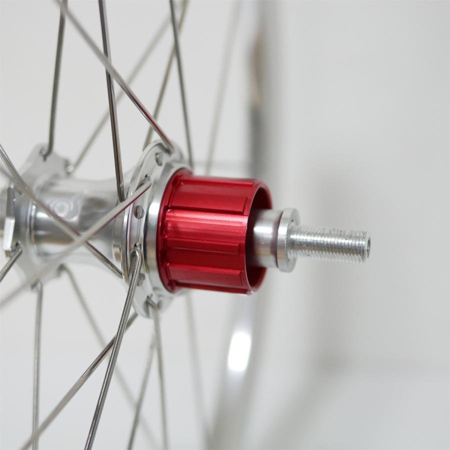 176G3S」BROMPTON 外装 2-7速用 シルバー色 超軽量910グラム ホイール