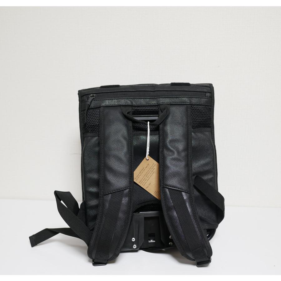 BBL1」BROMPTON用 フロントバッグ バックパック 巻き巻きリュック L