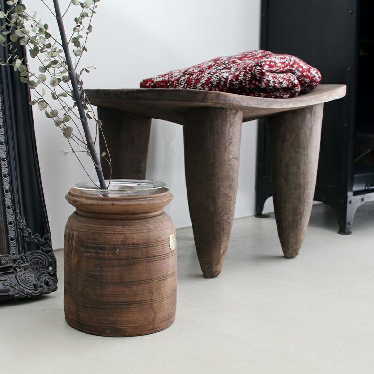 PUEBCO（プエブコ） フラワーベース 花瓶 木製 ヴィンテージ VINTAGE