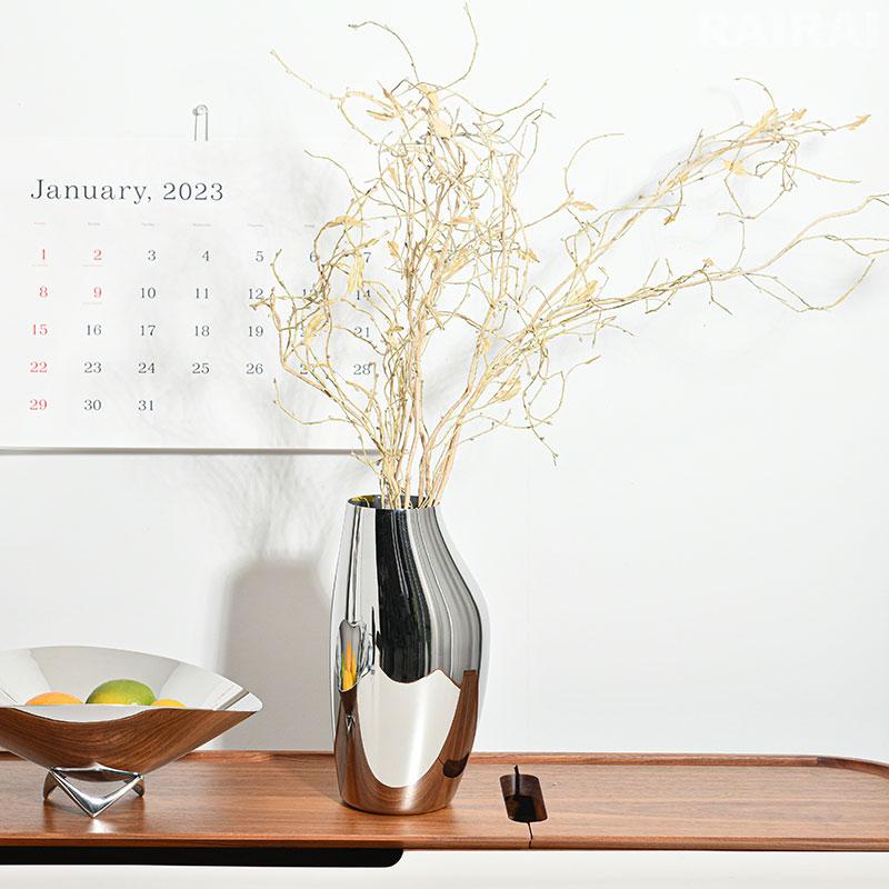 Georg Jensen（ジョージ ジェンセン） フラワーベース ステンレス