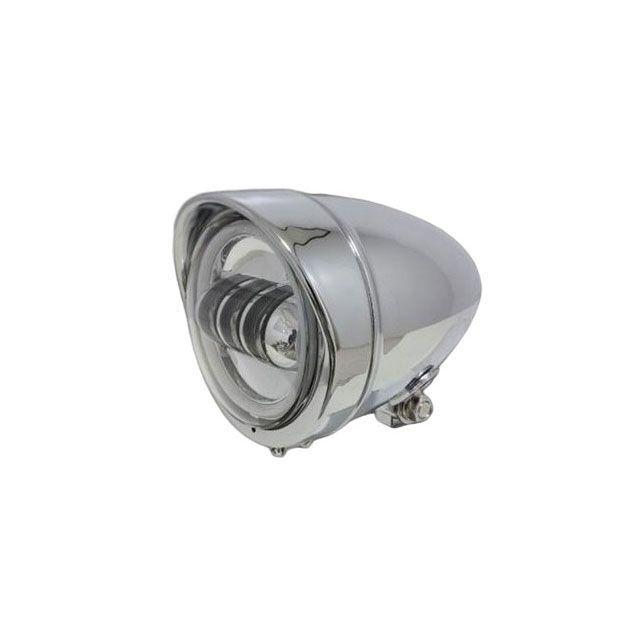 Garage T＆F ガレージT&F 汎用 4.5インチロケットライト（メッキ