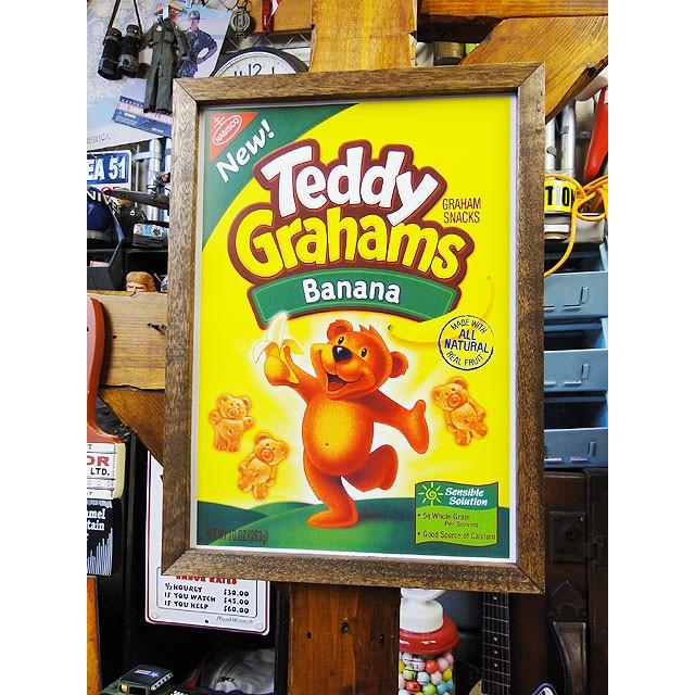 ポスターフレーム （テディグラハム/ダンシング） ポスター＆木製