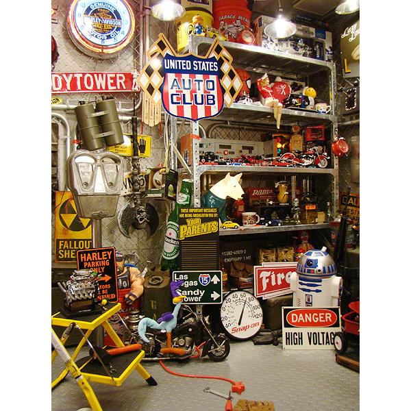 ビッグサイズ USオートクラブ ガレージングサイン アメリカ雑貨