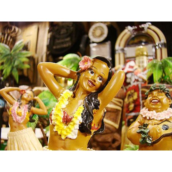 ハワイアンフラドール フィギュア （ポーズ） 単品 ハワイ雑貨