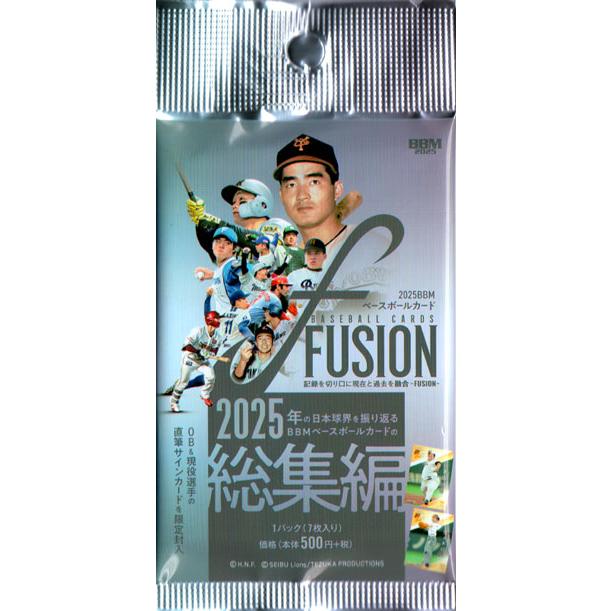 BBM2025 ベースボールカード FUSION未開封パック : かーど屋本店ヤフー