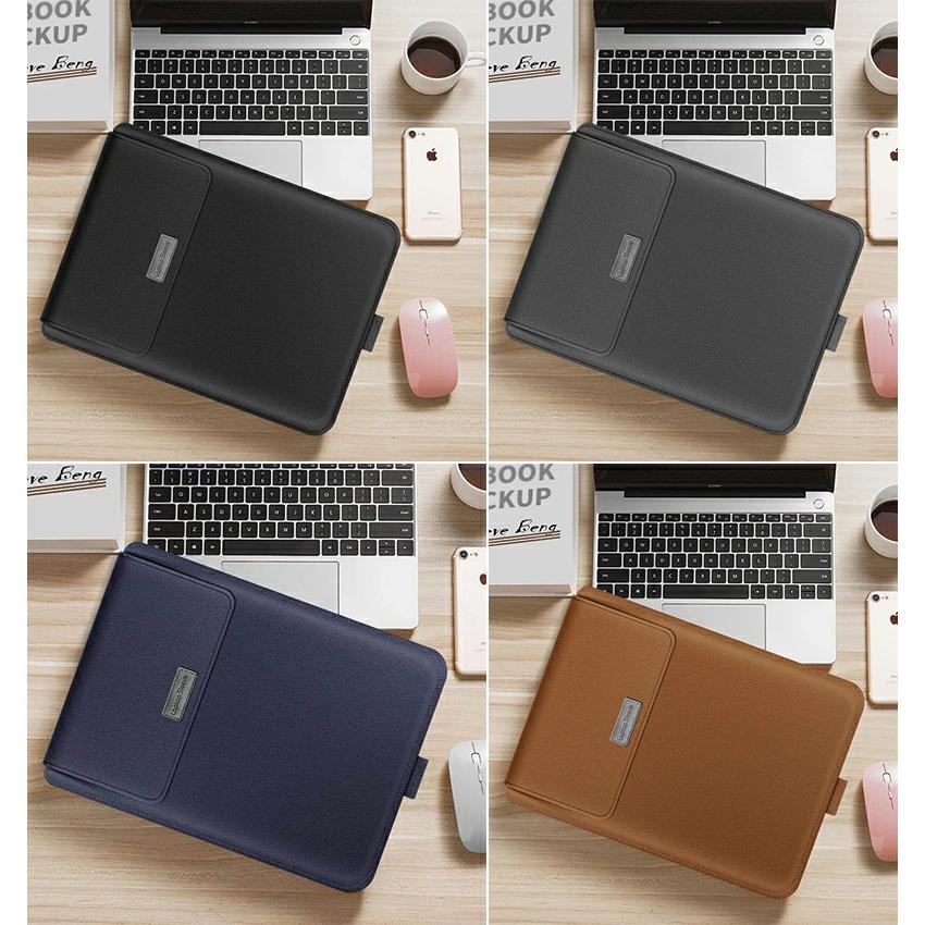 12~15.6インチ 4in1 多機能 ノートパソコンケース PCバッグ スタンド