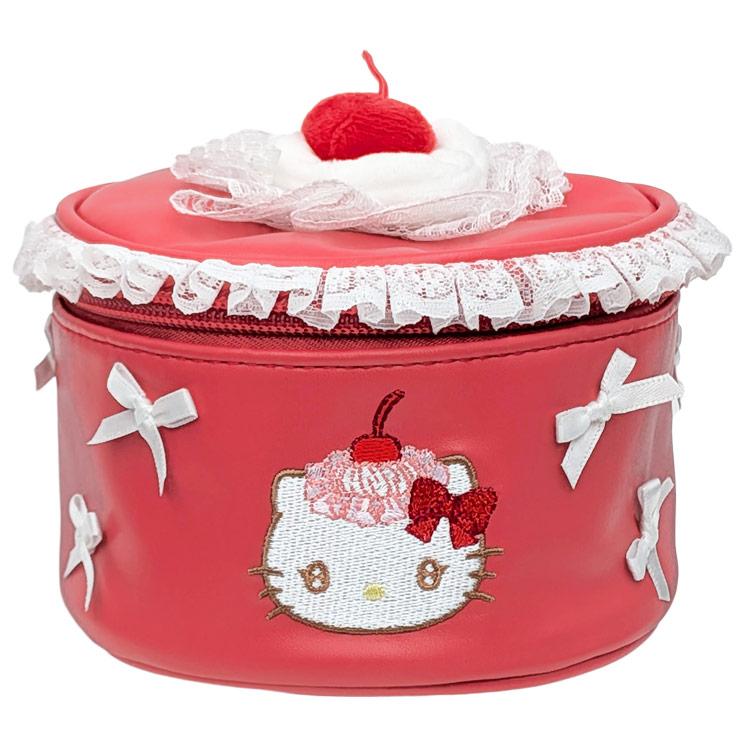 ハローキティ ケーキ型ポーチ 564808 ホイップチェリー : キャラクター
