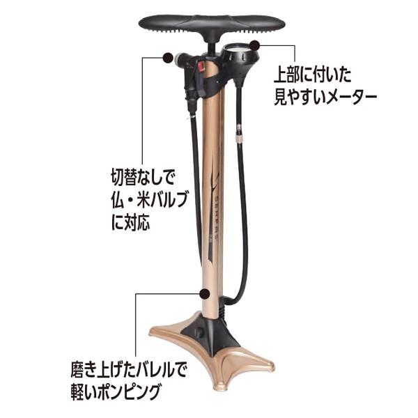 SERFAS サーファス 空気入れ ポンプ FP-200 フロアデュアルヘッド