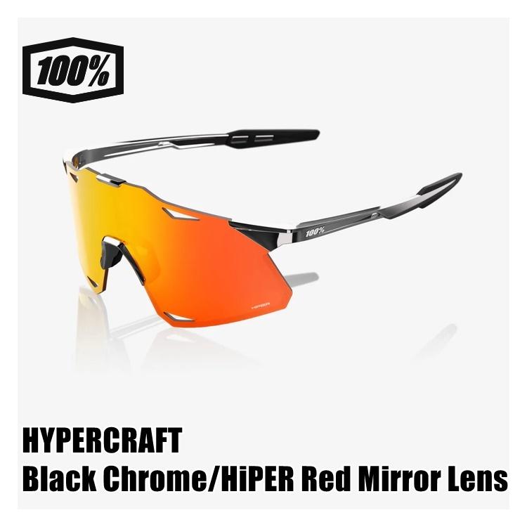 100% ワンハンドレッド HYPERCRAFT Black Chrome/HiPER Red Mirror