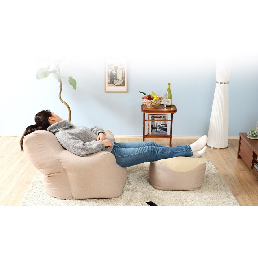 セルタン ビーズソファ オットマン 足置き 単品 クッション 日本製