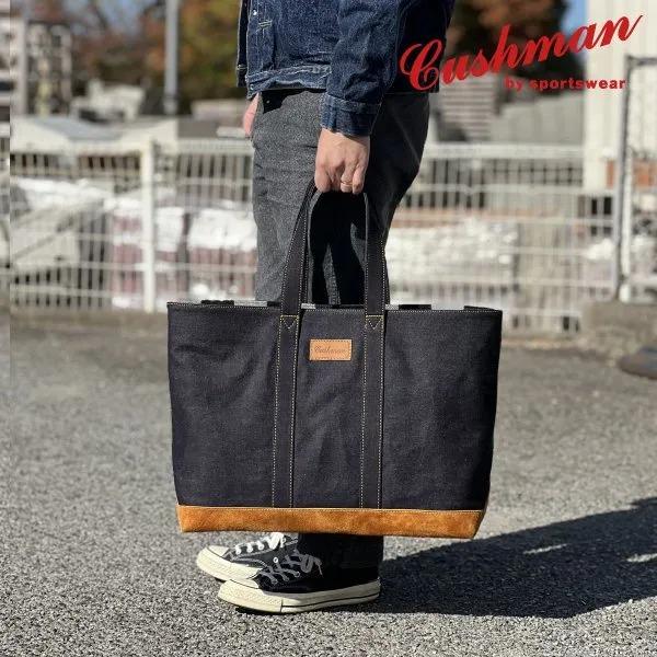 CUSHMAN（クッシュマン） リバーシブル デニム トートバック ラージ