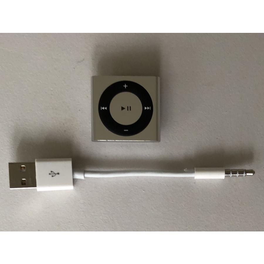 iPod nano Apple shuffle 第4世代（2GB）シルバー：MKMG2J/A